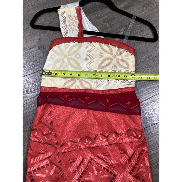Disney Moana Kids Costume Dress 10/12  Casual Halloween Party Fall Outfits NWOT - Picture 4 of 7